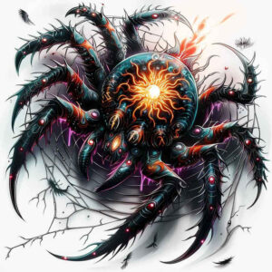 spiders tattoo design ideas Neotraditional vivid color insect geometry represents courage