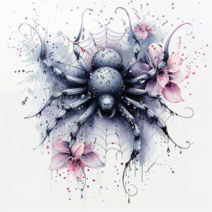 spiders tattoo design ideas Surrealism unconscious imagery natural engineer symbolising determination