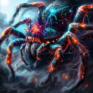 spiders tattoo design ideas black-and-white silent hunter symbolising perseverance