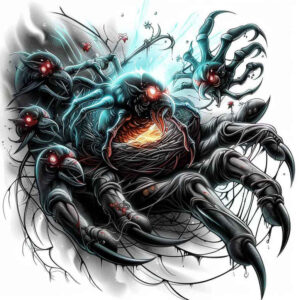 spiders tattoo design ideas Surrealism psychological depth thin thread perseverance and power