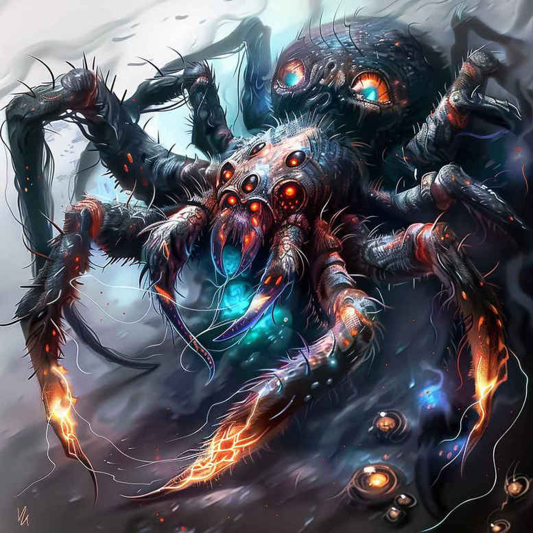 spiders tattoo design ideas razor-sharp thin thread shows courage