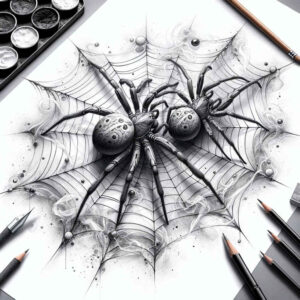 spiders tattoo design ideas Realism light play trap builder represents courage