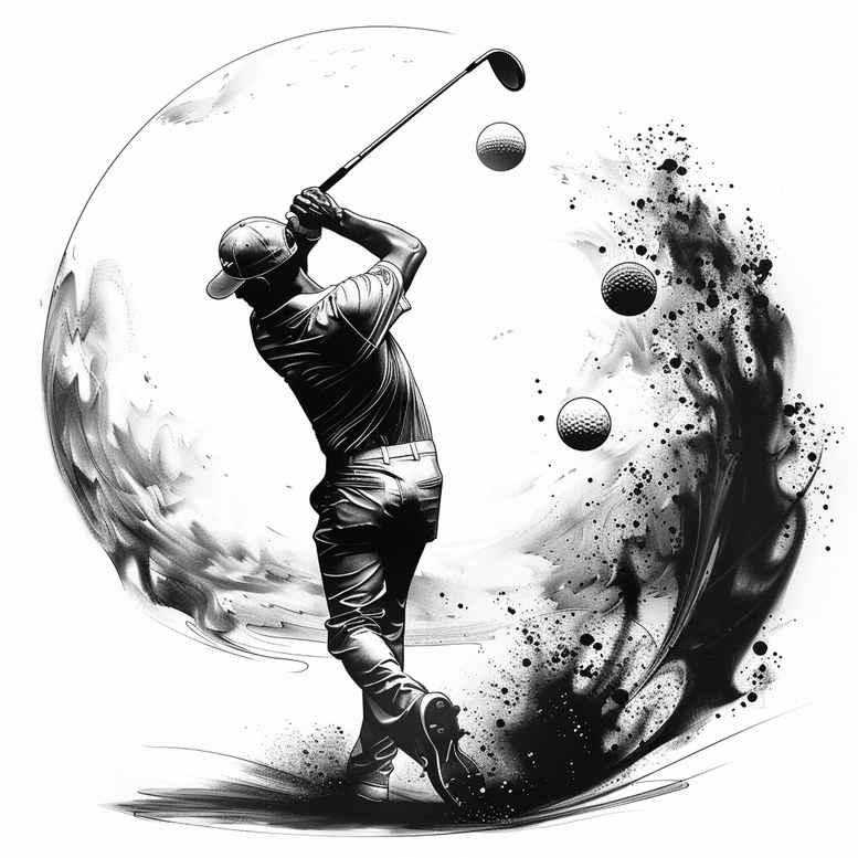 coordination – tattoo design ideas free ai generated – realism-realistic-structure – for-upper-thigh – Gallery: sport-inkby-ai
