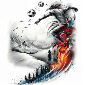 endurance – tattoo design ideas free ai generated – surrealism-blurred-boundaries – for-neck – Gallery: sport-inkby-ai