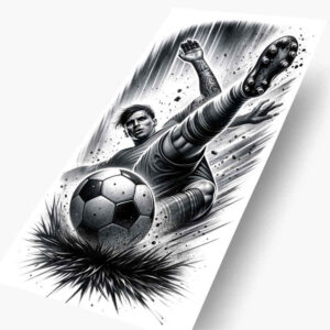 endurance-sports – tattoo design ideas free ai generated – neotraditional-color-blending – for-thigh – Gallery: sport-inkby-ai