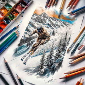 endurance-sports – tattoo design ideas free ai generated – surrealism-fantastical-elements – for-nape – Gallery: sport-inkby-ai