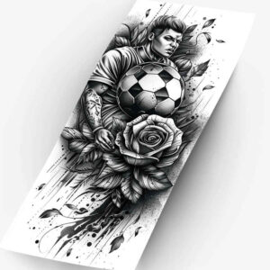 mental-training – tattoo design ideas free ai generated – realism-dynamic-shadows – for-biceps – Gallery: sport-inkby-ai