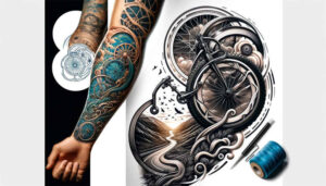 motivation – tattoo design ideas free ai generated – neotraditional-bold-outline – for-spine – Gallery: sport-inkby-ai