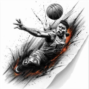 running – tattoo design ideas free ai generated – neotraditional-precise-lines – for-triceps – Gallery: sport-inkby-ai