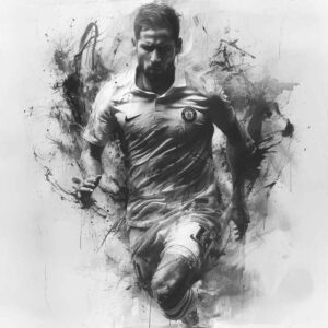 soccer – tattoo design ideas free ai generated – realism-skin-texture – for-side – Gallery: sport-inkby-ai