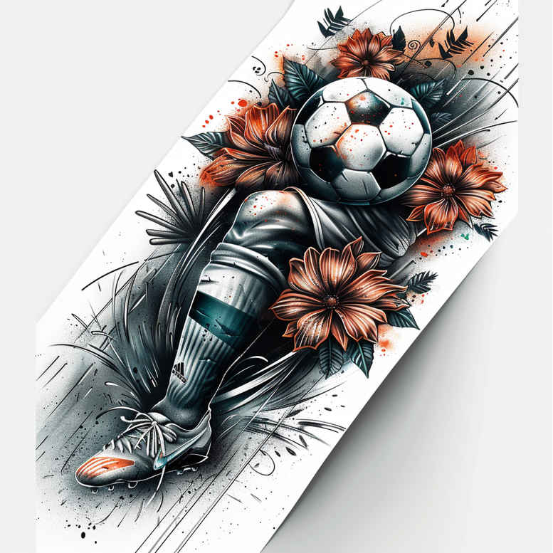 sport-and-health – tattoo design ideas free ai generated – surrealism-hallucinogenic – for-heel – Gallery: sport-inkby-ai
