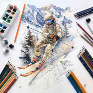 sports-success – tattoo design ideas free ai generated – surrealism-melting-forms – for-temple – Gallery: sport-inkby-ai