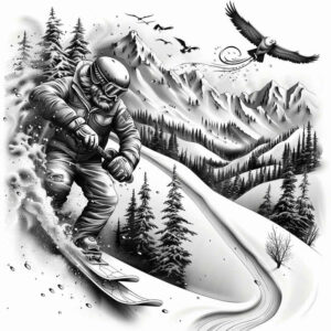 strength-training – tattoo design ideas free ai generated – realism-moist-effect – for-full-back – Gallery: sport-inkby-ai