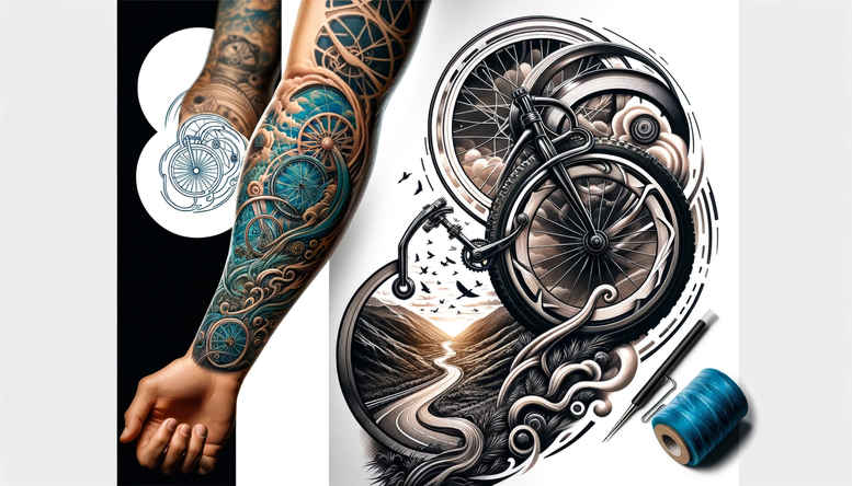sport tattoo design ideas simple dot energetic rhythm for calf