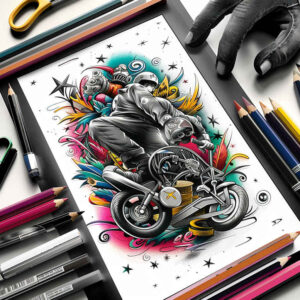 sport tattoo design ideas concise fast trajectory for upper chest