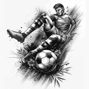 sport tattoo design ideas pristine motion for calf