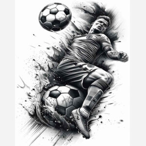sport tattoo design ideas airy motion for full back