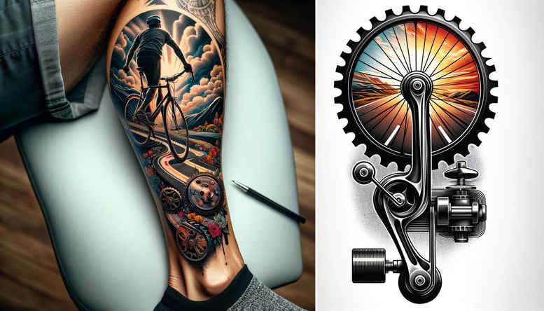 sport tattoo design ideas tiny detail power symbolising courage