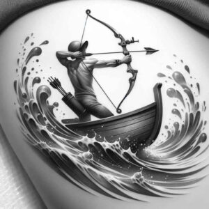 team-sports – tattoo design ideas free ai generated – neotraditional-detailed-textures – for-hip – Gallery: sport-inkby-ai