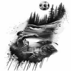 technique – tattoo design ideas free ai generated – neotraditional-vivid-gradients – for-scapula – Gallery: sport-inkby-ai