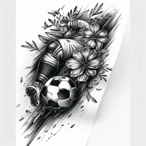 winter-sports – tattoo design ideas free ai generated – neotraditional-vivid-detail – for-collarbone – Gallery: sport-inkby-ai
