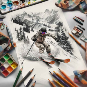 yoga – tattoo design ideas free ai generated – realism-sharp-focus – for-behind-ear – Gallery: sport-inkby-ai