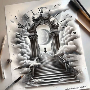 minimalist-stairs-tattoo – tattoo design ideas free ai generated – realism-dimensional-ink – for-ribs – Gallery: stairs-inkby-ai