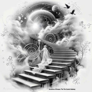 organic-line-stairs-tattoo – tattoo design ideas free ai generated – realism-balanced-light – for-lower-arm – Gallery: stairs-inkby-ai