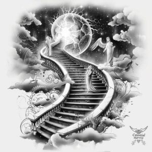 stairs tattoo design ideas surreal clean rise for knee