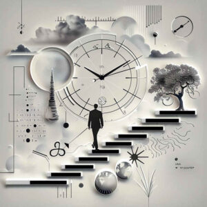 stairs tattoo design ideas sharp contrast infinite rise for lower arm