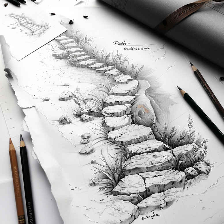 stairs tattoo design ideas intricate layered meaning for wrist side