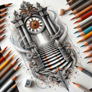 stairs tattoo design ideas defined outlines layered meaning represents determination