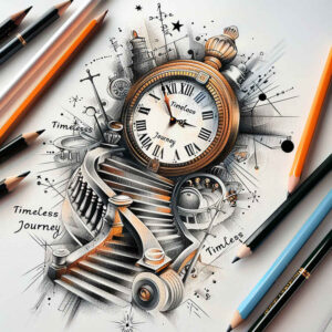 stairs tattoo design ideas Surrealism shifting shapes layered meaning symbolising resilience