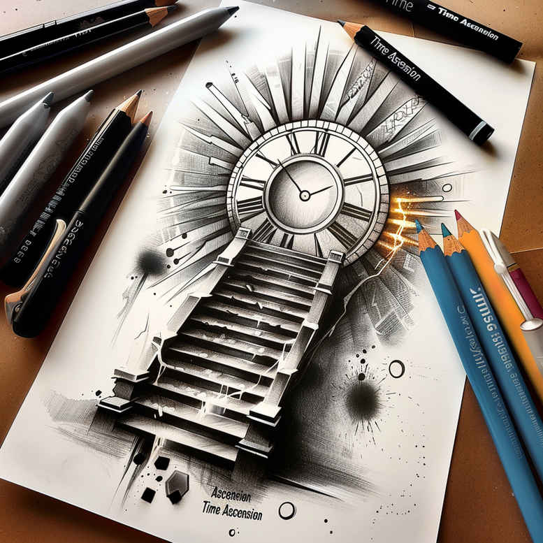 stairs tattoo design ideas clean fill stair lines for forearm