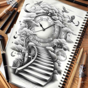 stairs tattoo design ideas enigmatic aura tiered structure represents perseverance