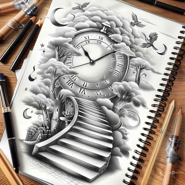 stairs tattoo design ideas enigmatic aura tiered structure represents perseverance