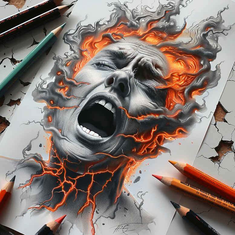 deformed-figure-tattoo – tattoo design ideas free ai generated – phantom – for-back-of-neck – Gallery: surrealistic-characters-inkby-ai