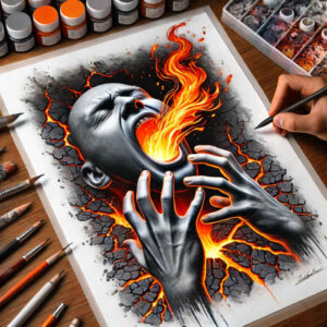 for-women – tattoo design ideas free ai generated – unnatural – for-fingers – Gallery: surrealistic-characters-inkby-ai