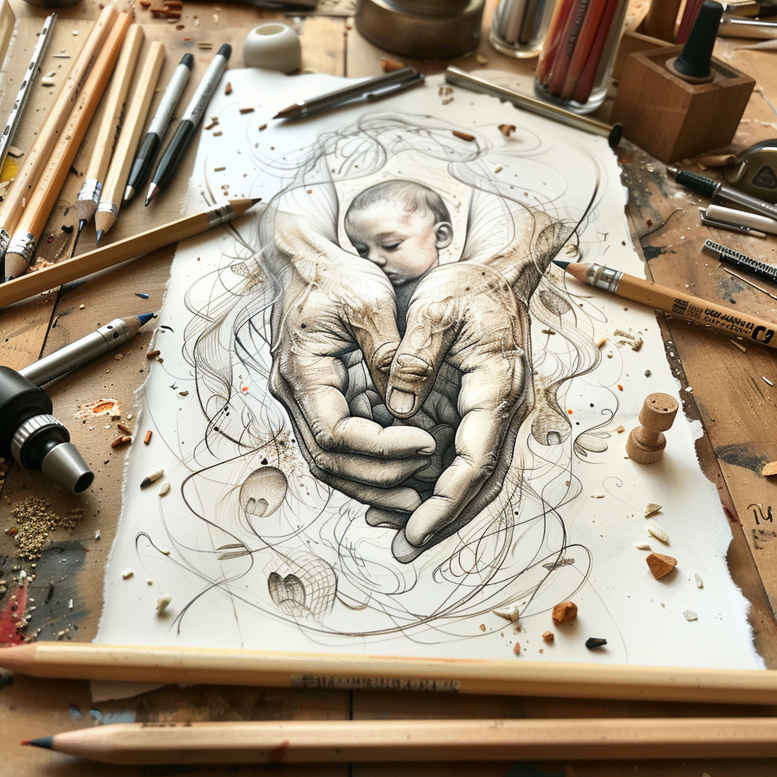 imaginative-figure-tattoo – tattoo design ideas free ai generated – dark – for-hip – Gallery: surrealistic-characters-inkby-ai