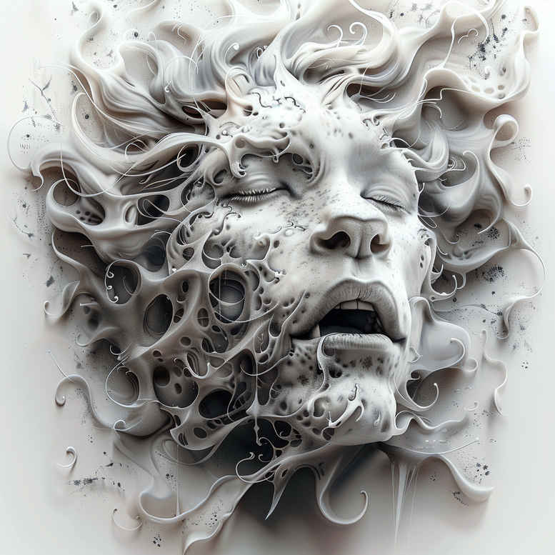 life-motif-figure-tattoo – tattoo design ideas free ai generated – grim – for-collarbone – Gallery: surrealistic-characters-inkby-ai