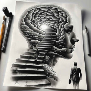 ornamental-figure-tattoo – tattoo design ideas free ai generated – bizarre – for-knee – Gallery: surrealistic-characters-inkby-ai