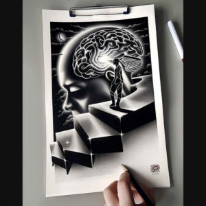 ornamental-figure-tattoo – tattoo design ideas free ai generated – phantom – for-collarbone – Gallery: surrealistic-characters-inkby-ai