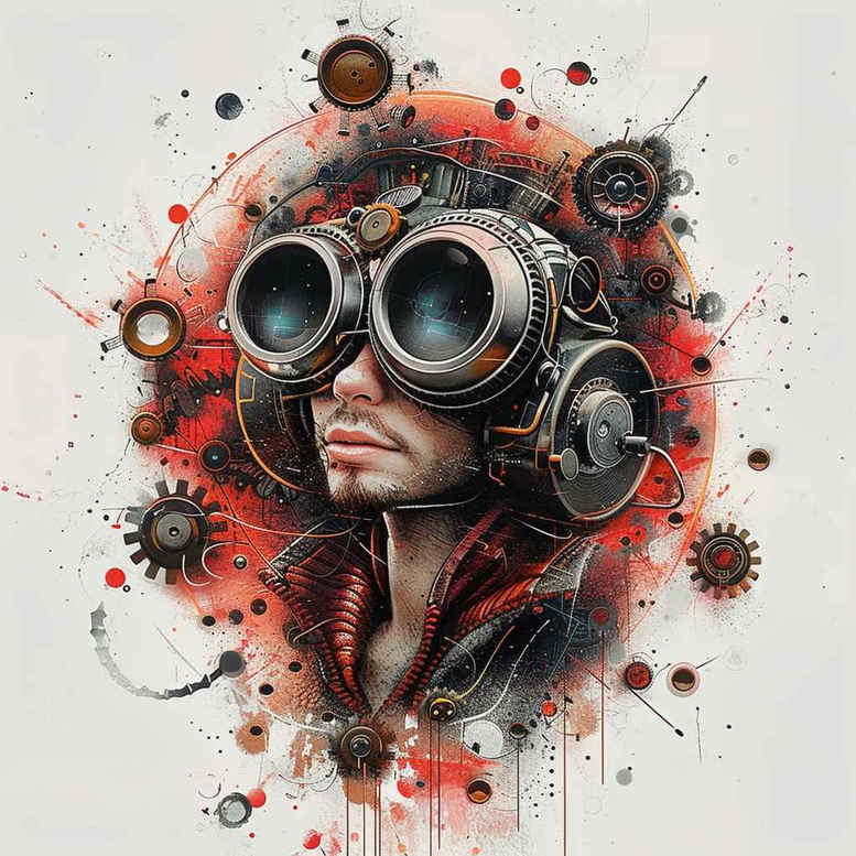 surrealistic-figure-tattoo – tattoo design ideas free ai generated – eerie – for-triceps – Gallery: surrealistic-characters-inkby-ai