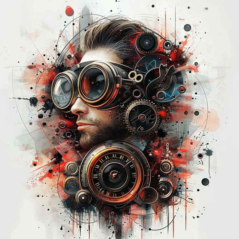 symbol-motif-figure-tattoo – tattoo design ideas free ai generated – abandoned – for-shoulder – Gallery: surrealistic-characters-inkby-ai