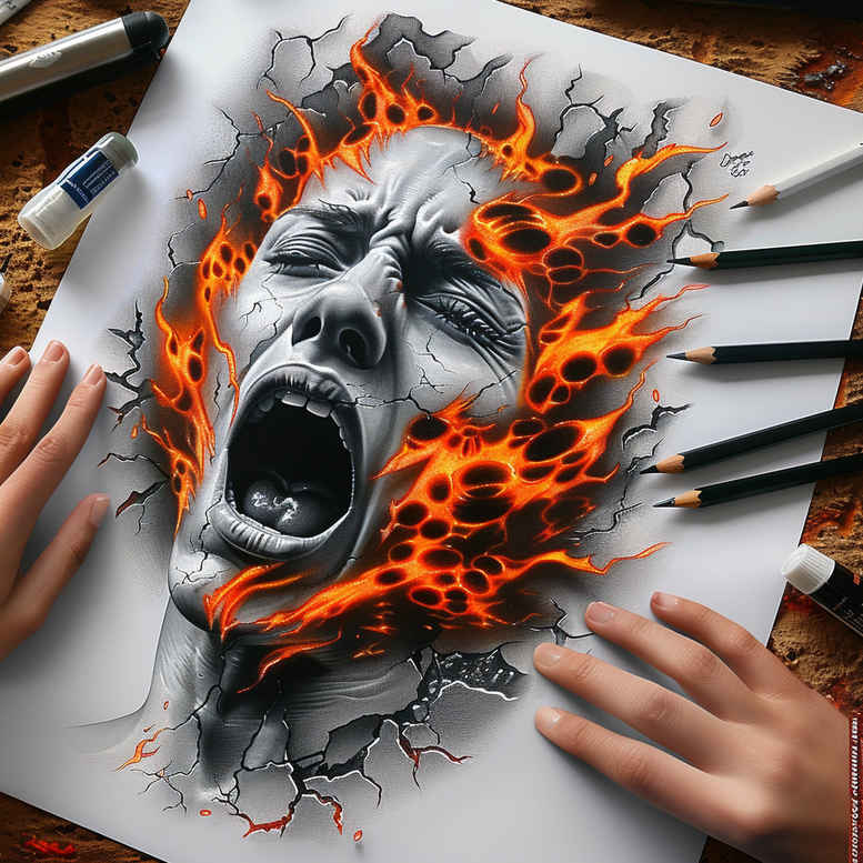 symbolic-figure-tattoo – tattoo design ideas free ai generated – cobweb – for-abdomen – Gallery: surrealistic-characters-inkby-ai