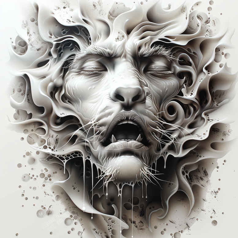 surrealistic-characters tattoo design ideas Surrealism subconscious themes altered figure stands for perseverance