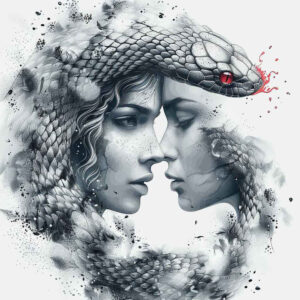 surrealistic-characters tattoo design ideas decorative flourishes dream persona represents perseverance