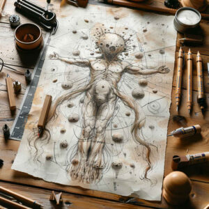 surrealistic-characters tattoo design ideas Realism dynamic shadows imagined identity symbol of perseverance