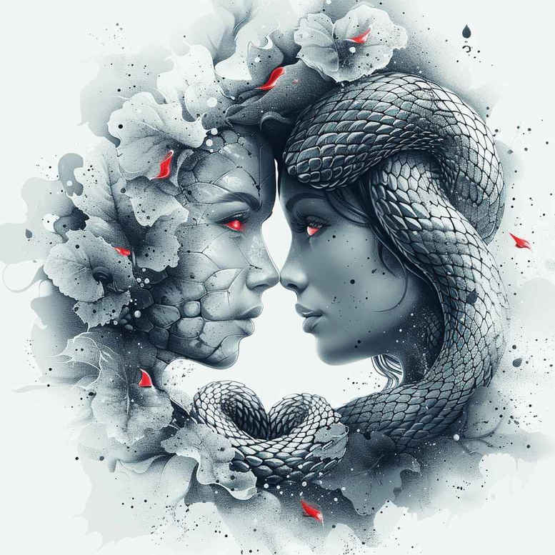 surrealistic-characters tattoo design ideas bold color impossible being shows courage