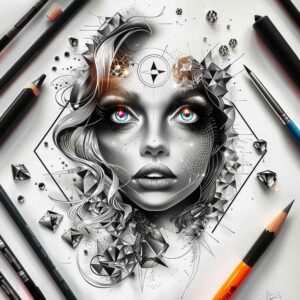 surrealistic-characters tattoo design ideas modern classic unreal creature meaning perseverance